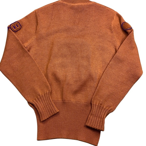 Vintage 1940s cathedral high school Minnesota wool varsity sweater - Picture 5 of 8